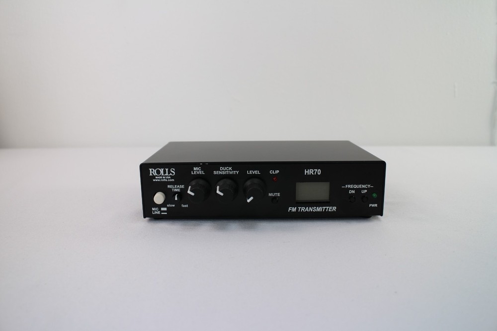 ROLLS HR70 Digital FM Transmitter Broadcast Audio Interface NEW Open Box