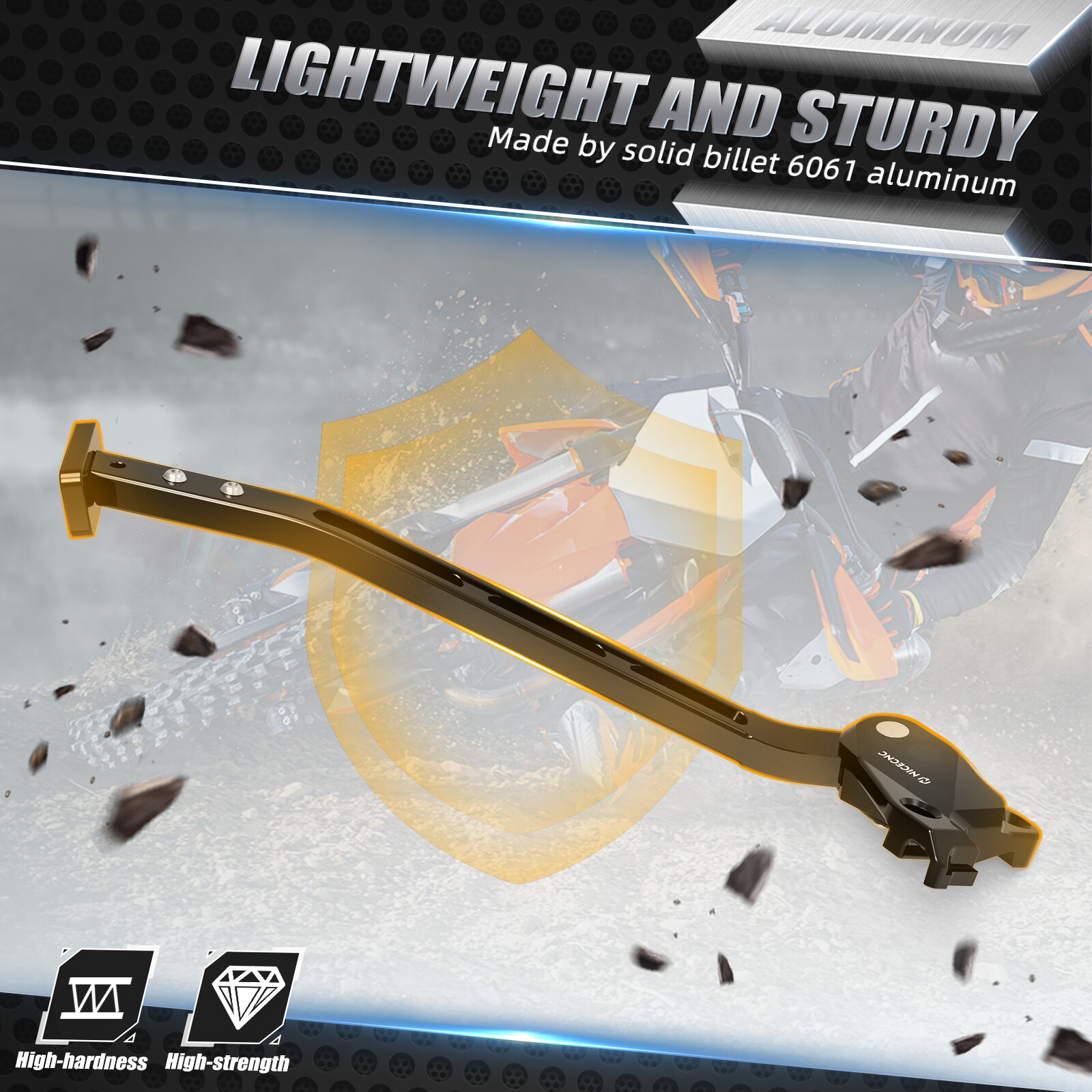 Adjustable Side Stand Kickstand For Husqvarna TC 250 2017-2024 FC 450 2018-2019