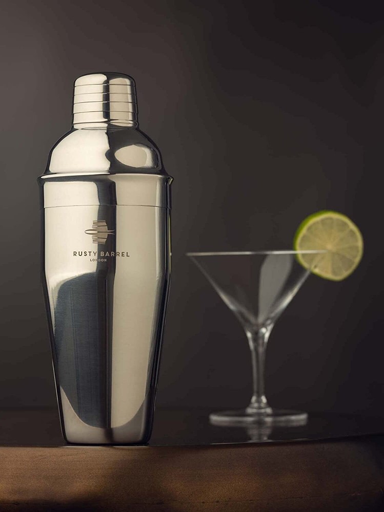 Luxury Cocktail Shaker Gift Box Set Bartender Full Kit Shaker Muddler Strainer