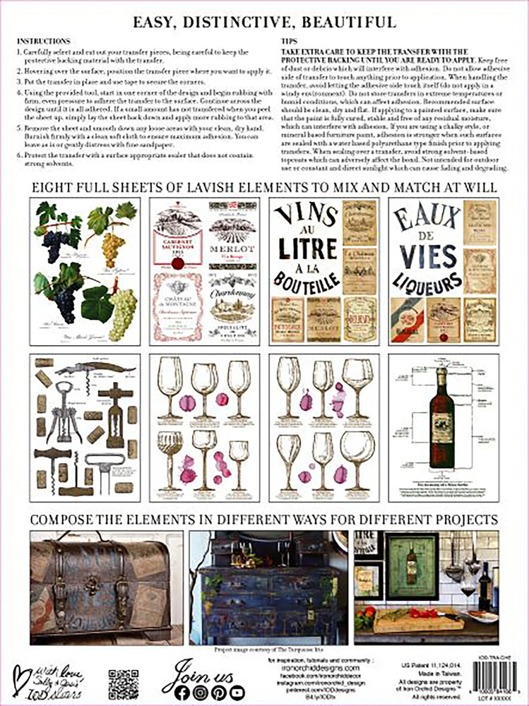 Iron Orchid Designs - Transfer - Cheers