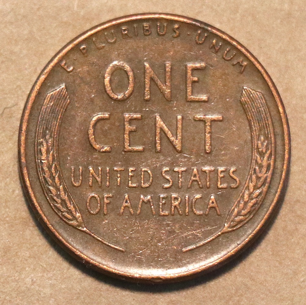 1957 Lincoln Wheat Cent VF Brown