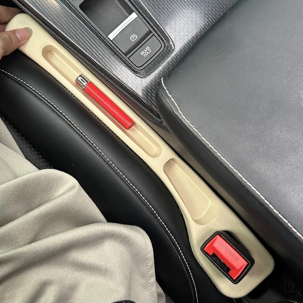 2Pcs Car Seat Gap Filler Universal Side Seam Plug Strip Leak-proof Filling Strip