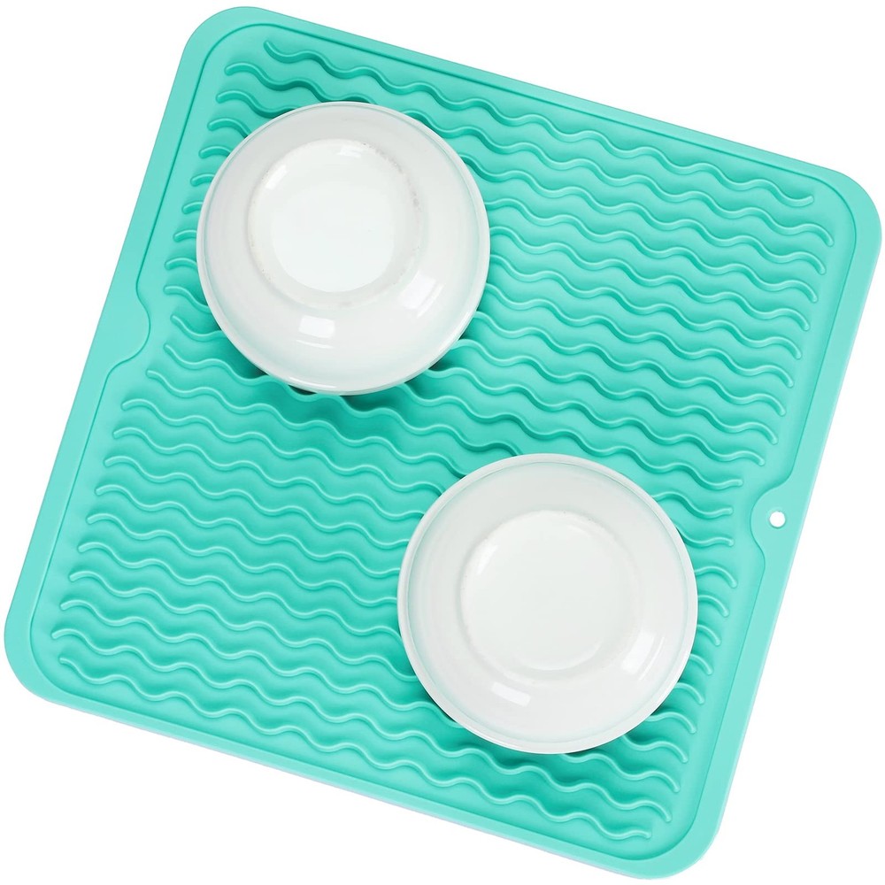 Silicone Dish Drying Mat for Multiple Usage,Easy clean,Eco-friendly,Heat-resi...