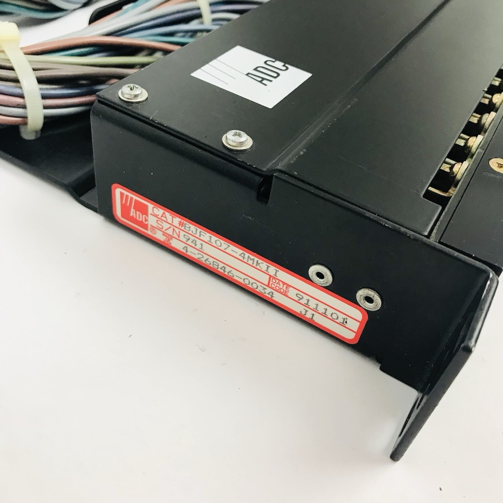 ADC Ultrapatch 48 Point TT Patchbay Panel Cables Pro Patch Bay BJF107-4MKIV