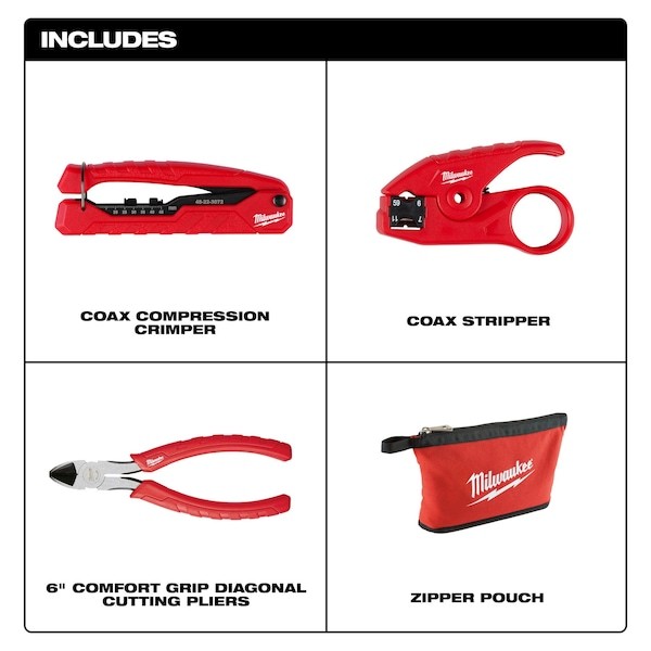 Milwaukee Tool 48-22-8103 Coax Install Kit