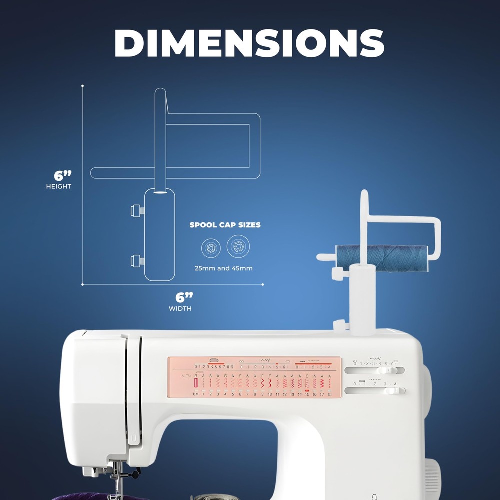 Thread Easy Spool Pin Adapter Universal Spool Holder Thread Stand for Sewing ...
