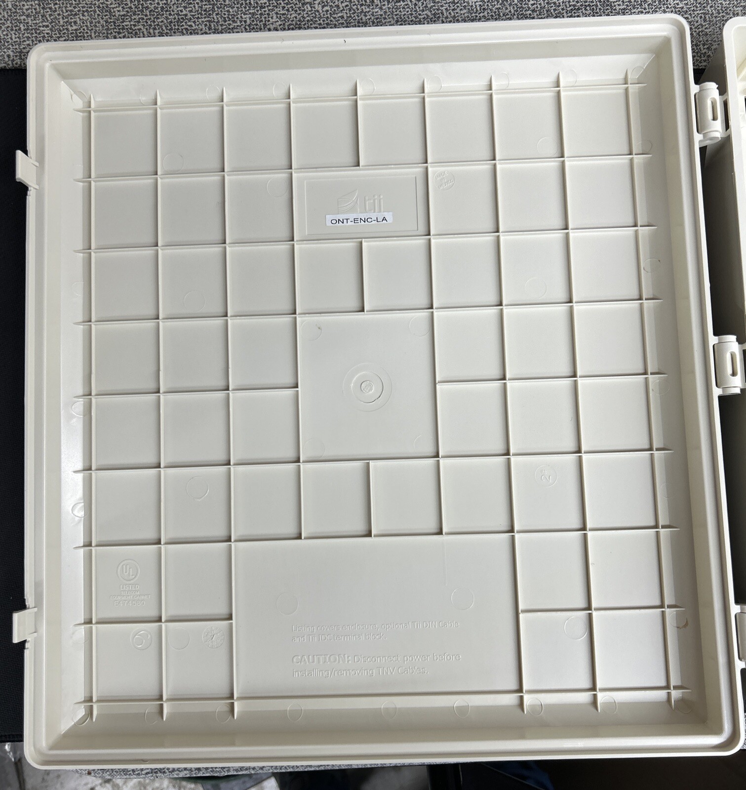 Tii Technologies ONT-ENC-LA Indoor Optical Network Terminal Enclosure for ONT