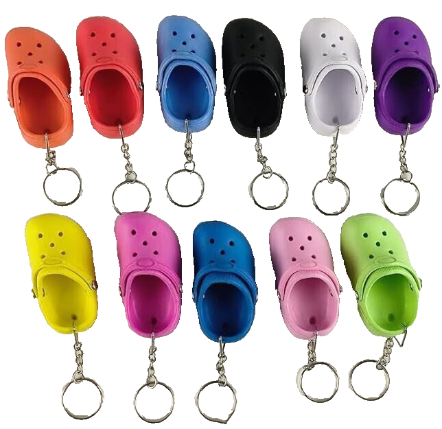 FREE SHIP - MINI CROCS KEYCHAIN SHOE SANDAL CROC SLIPPER CLOG - PICK YOUR COLOR