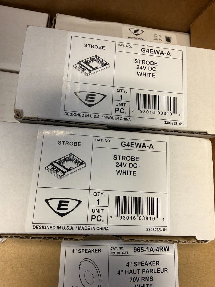 EDWARDS G4EWA-A 24V DC INDOOR STROBE WHITE