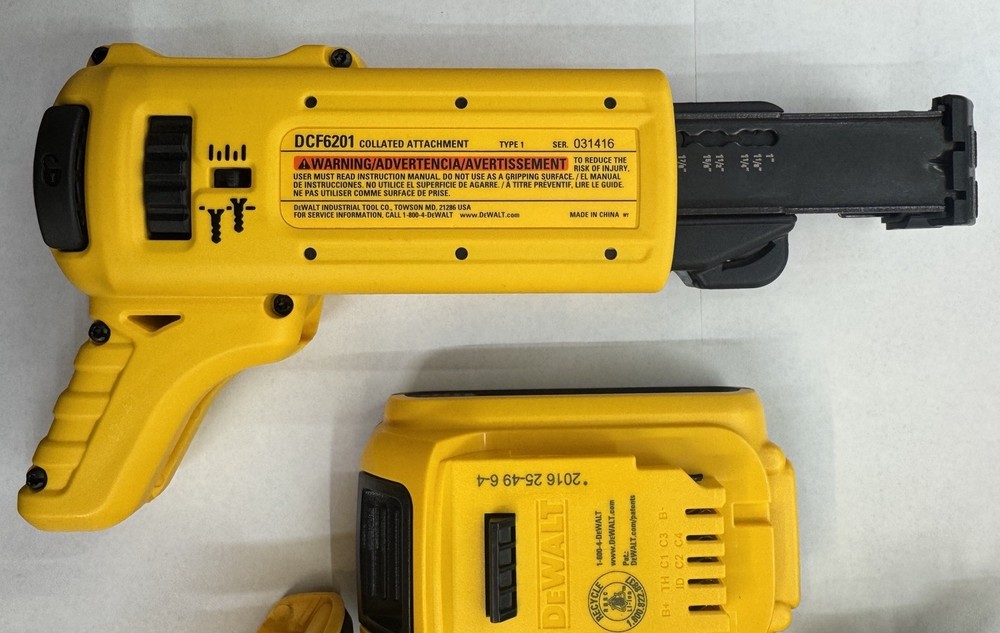 DEWALT Screw Gun Collated Attachment cordless rotary Combo hard case