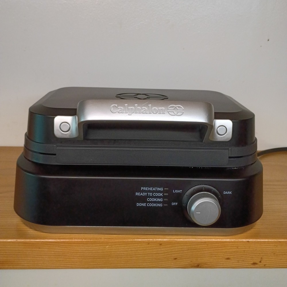 Calphalon Precision Control Waffle Maker CKCLWF3 Tested & Very Clean
