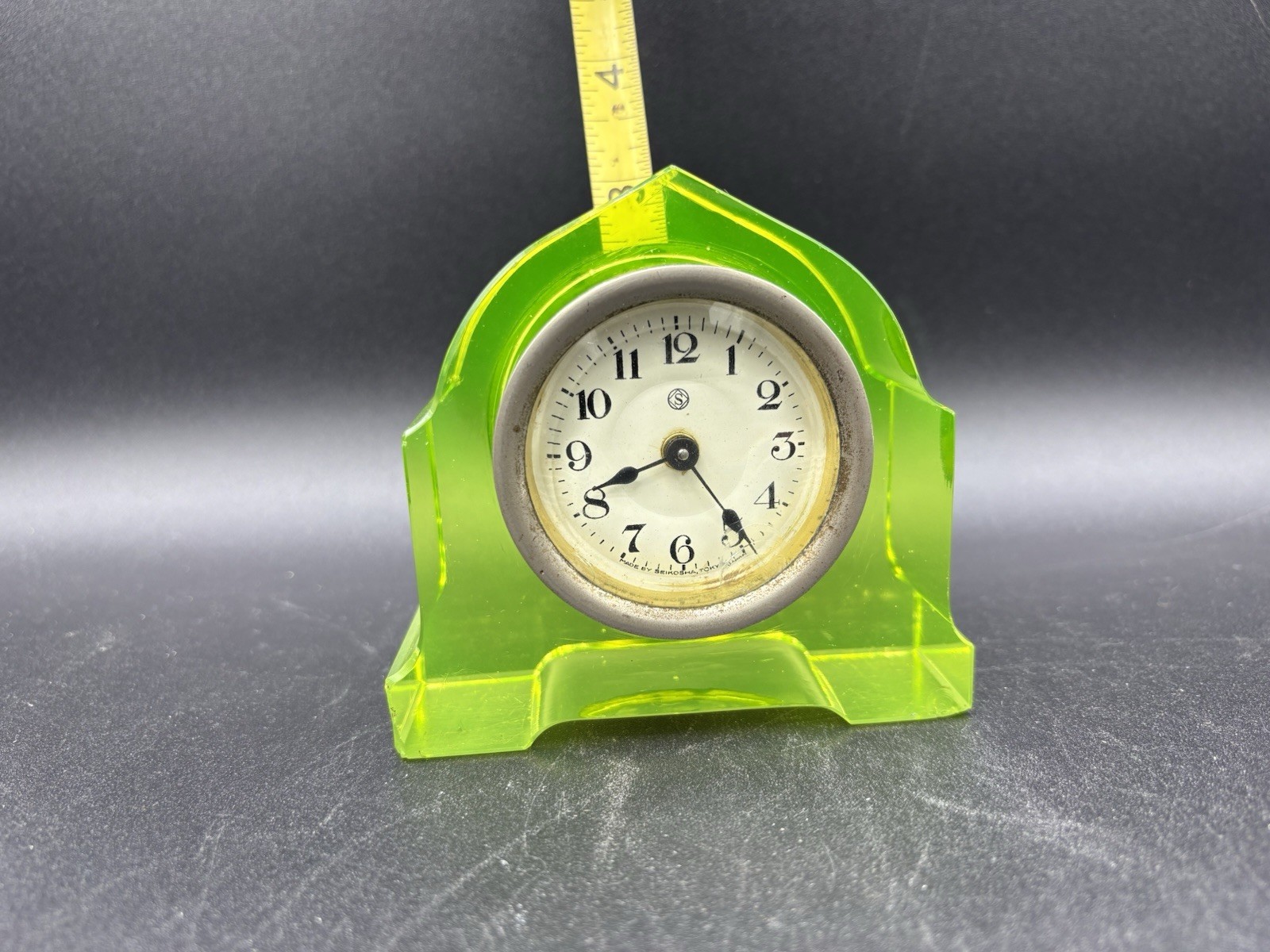 Uranium Glass Clock