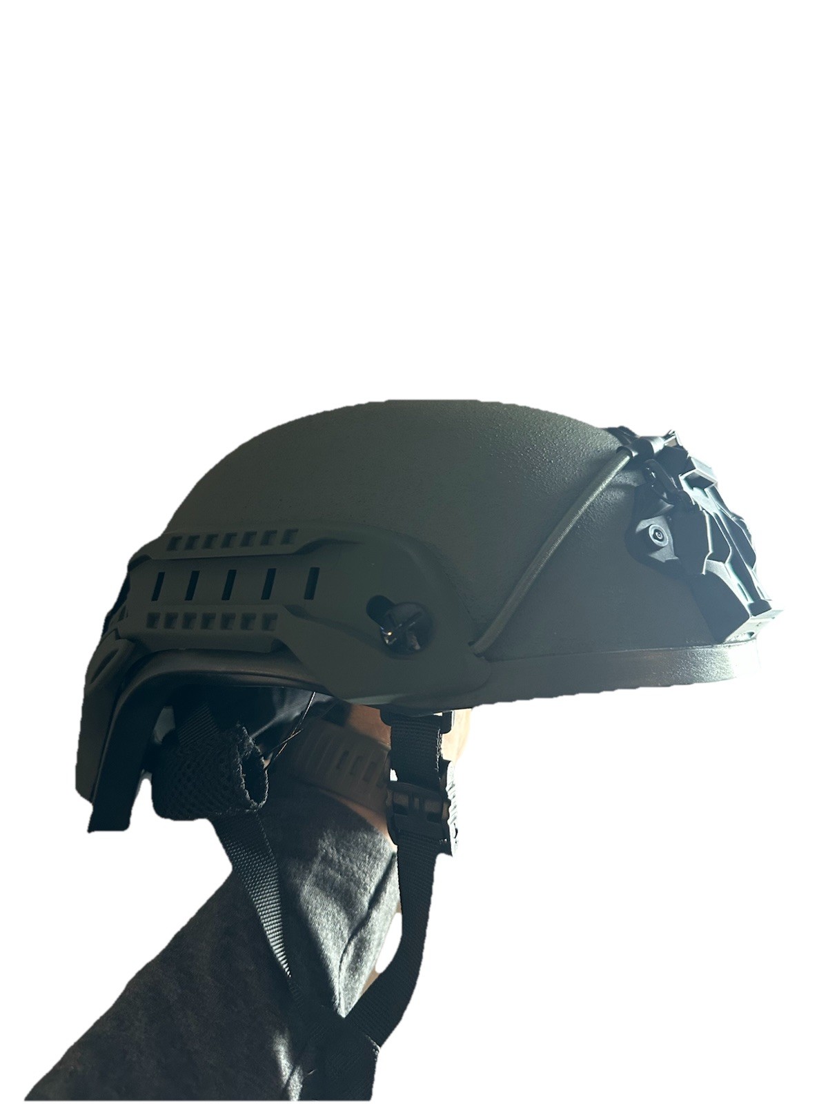 Protech Delta 4 Ach NIJ 3A Helmet L/XL High Cut Conversion With Walker Razors