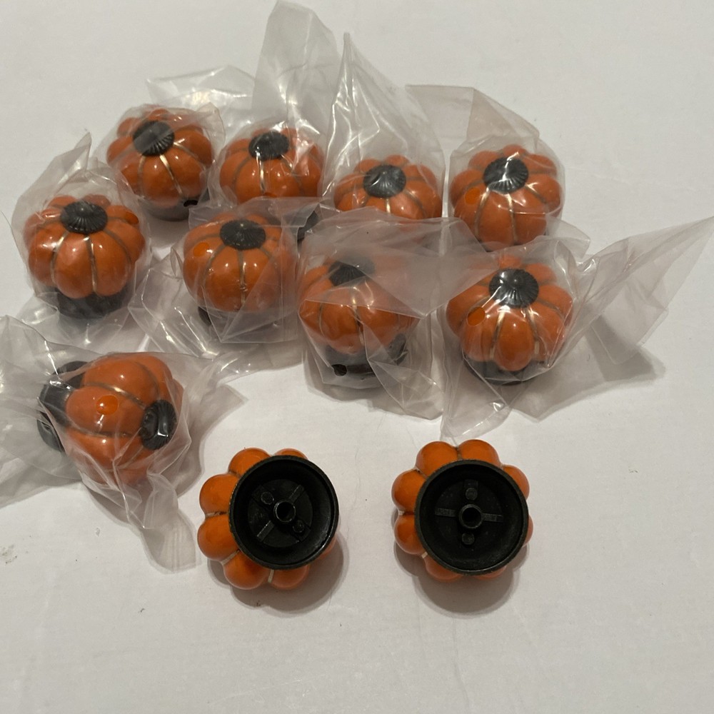 New orange color brass colored drawer pulls knobs ceramic and metal