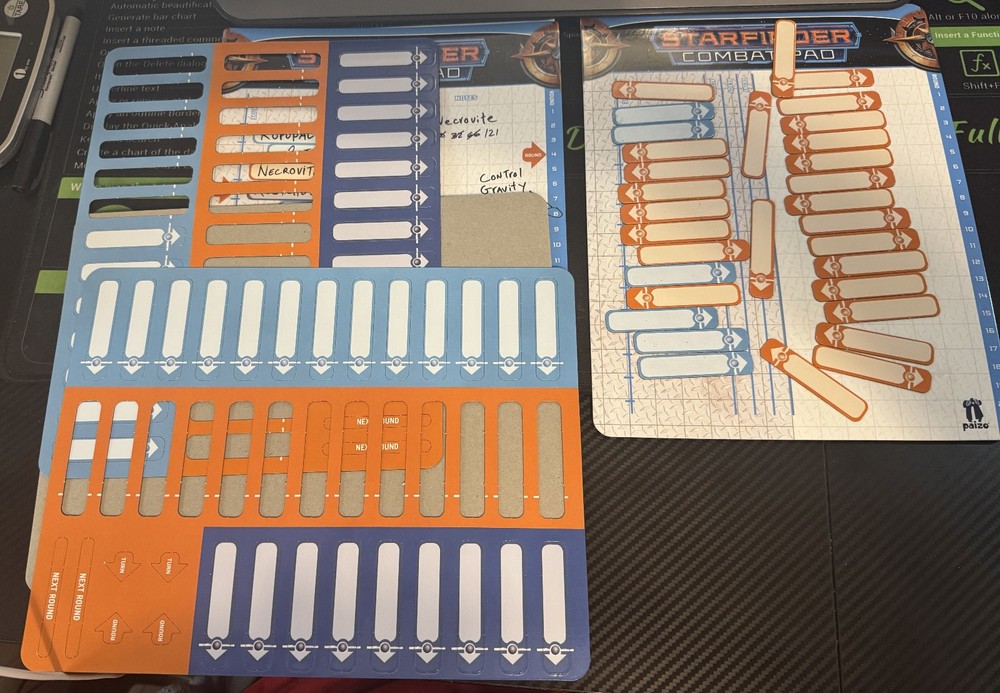 Starfinder Combat Pad Deck Paizo
