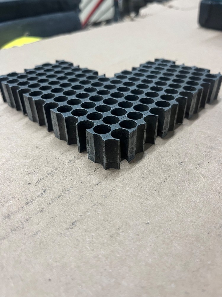 Letterpress Steel HONEYCOMB Base TOGGLE