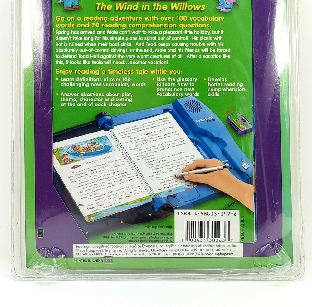 Leap Frog LeapPad Interactive Reading Classics The Wind in the Willows