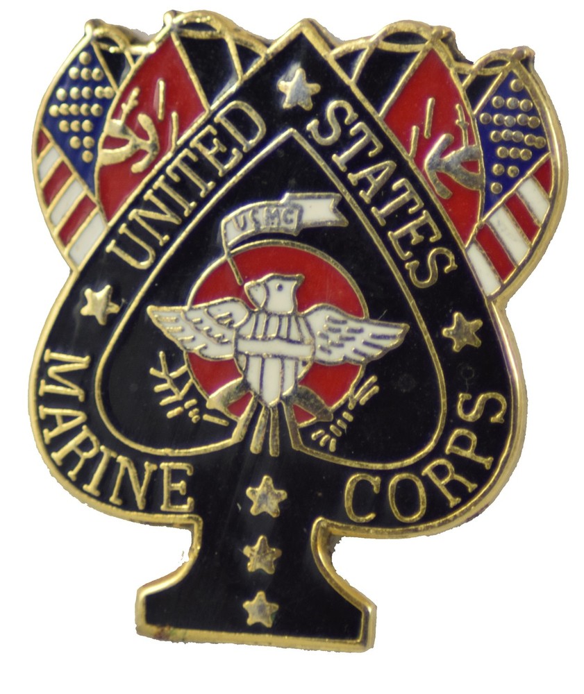 MARINE FLAGS HAT PIN