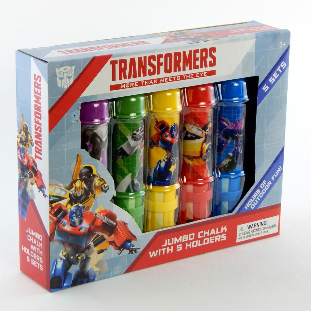 Transformers Jumbo Chalk Set