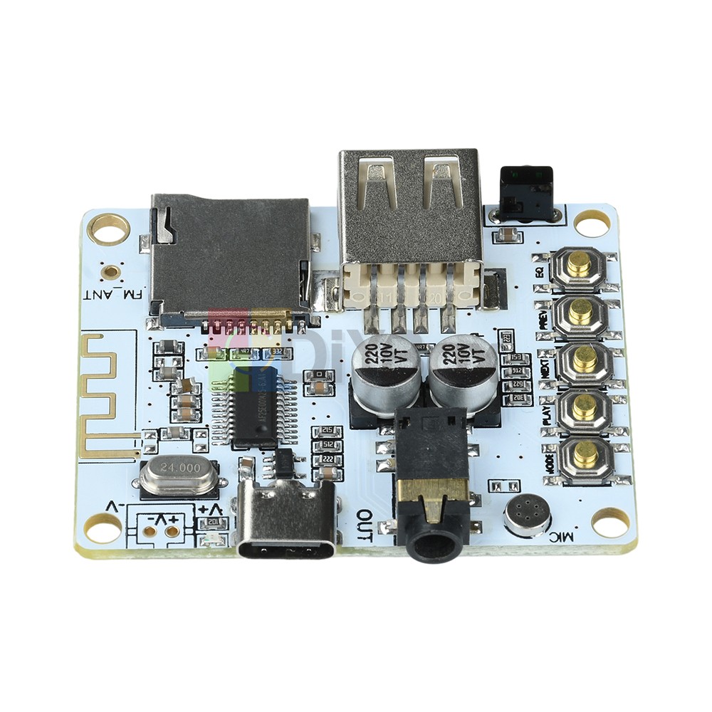 Bluetooth 5.4 Audio Receiver Board MP3 Lossless Decoder Decoding Module Type-C
