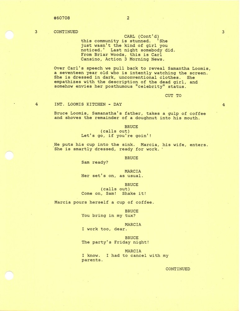 *ALFRED HITCHCOCK PRESENTS - THE GLOATING PLACE (1985) Final Revised Script