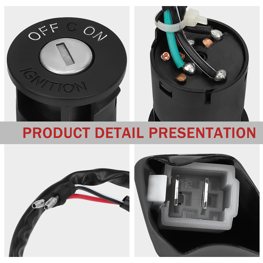 Ignition Key Switch for Honda FourTrax 250 TRX250 1985 1986 1987 35100-HA8-682