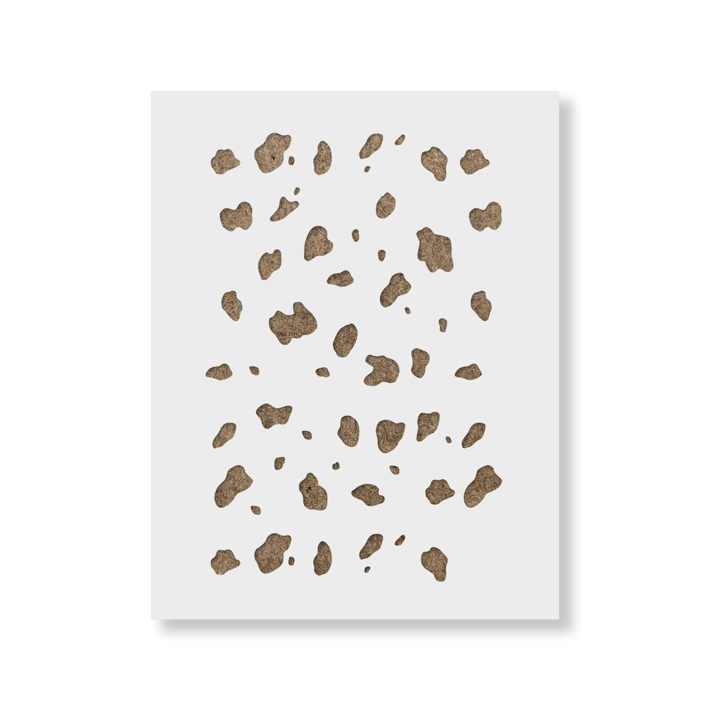 Dalmatian Spots Stencil - Durable & Reusable Mylar Stencils