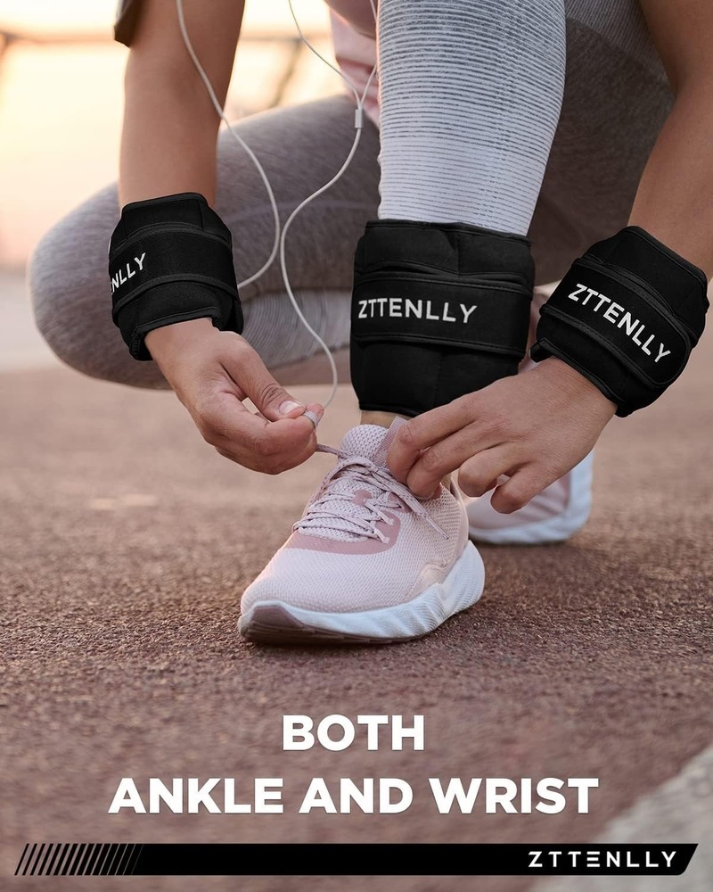 Lightweight Adjustable Ankle Weights - Comfortable for Every Workout Session
