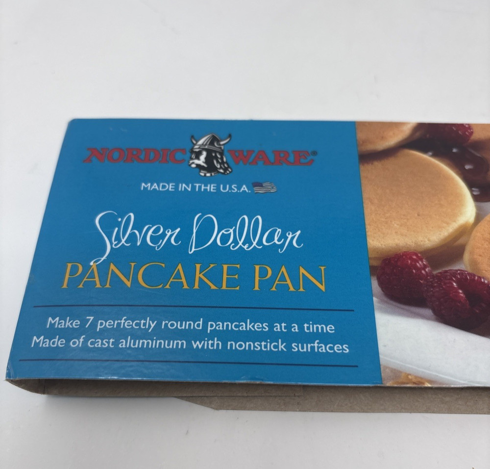 Nordic Ware Silver Dollar Pancake Pan #01940 HAS FLAWS ON SURFACE