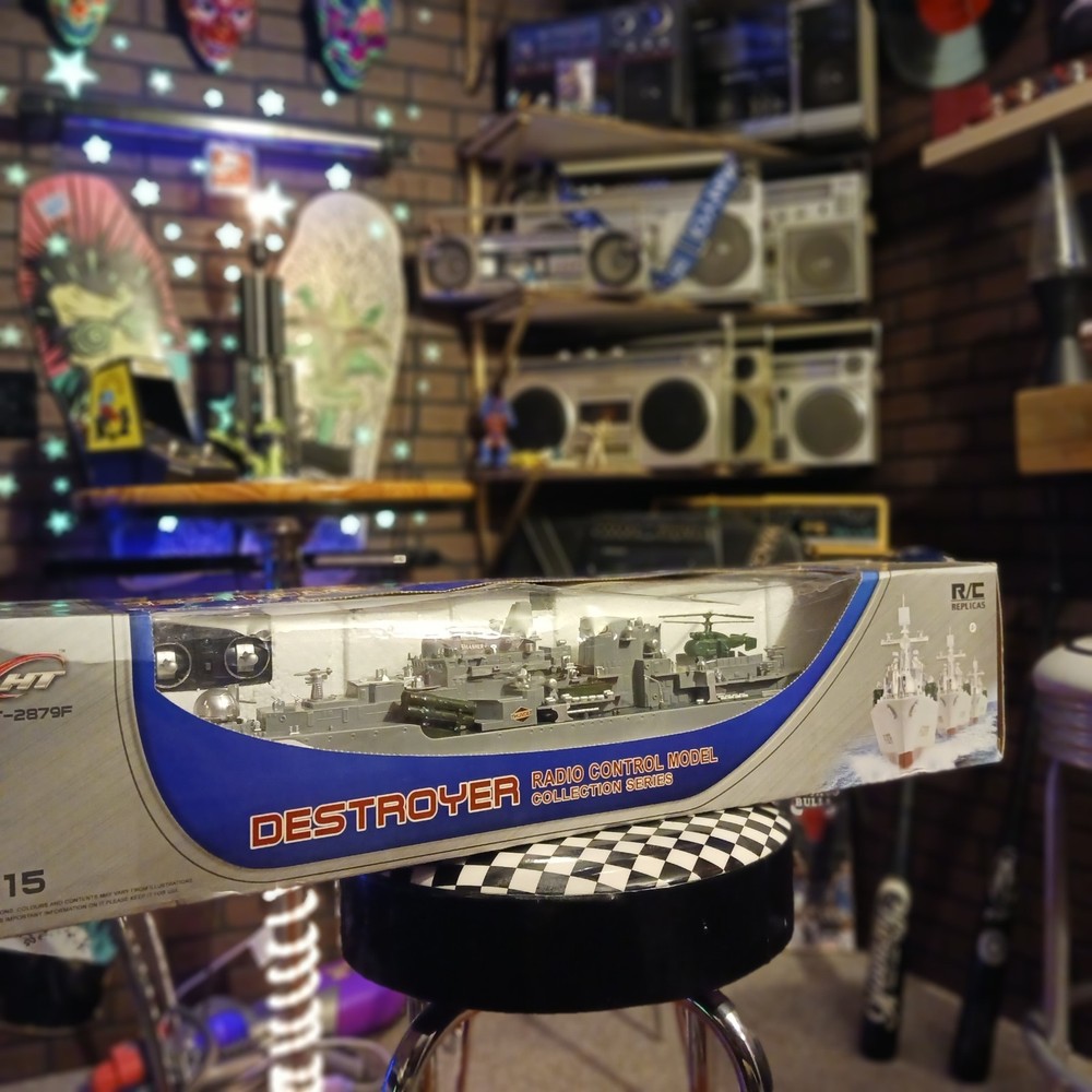 JHT RC Destroyer Warship Model Boat with Remote Control