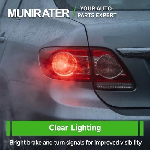 Left Tail Lights Replacement for Corolla 2011 2012 2013 Rear Light Driver