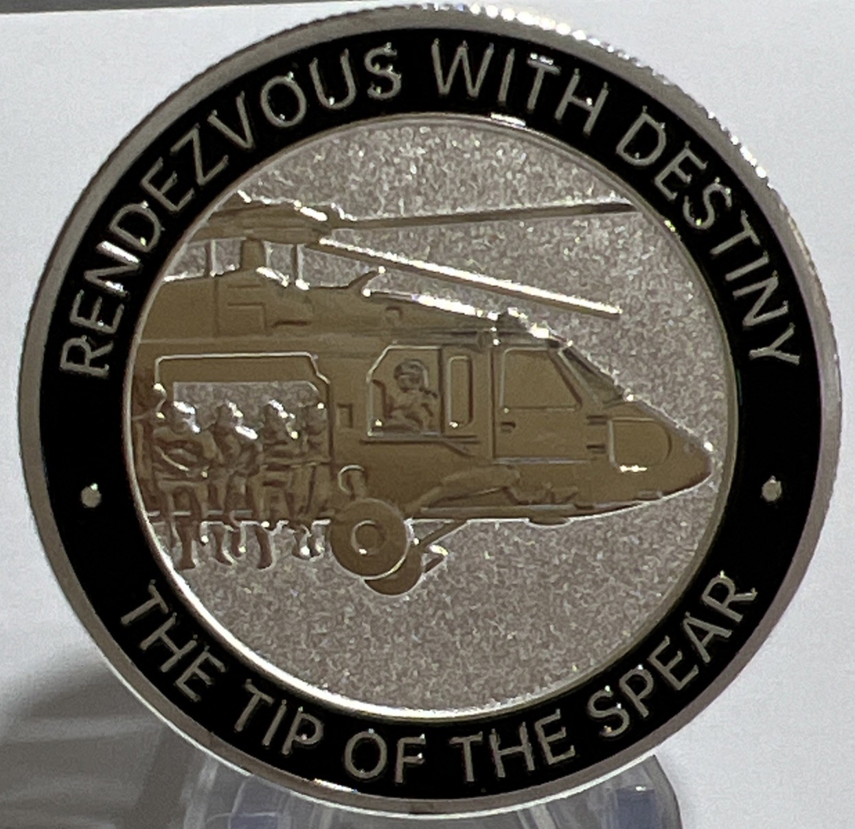 * United States Army 101st Airborne Division Screaming Eagle Challenge Coin