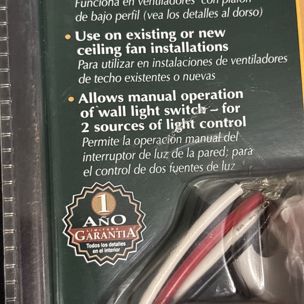 Hunter 27185 Ceiling Fan And Light Remote Control