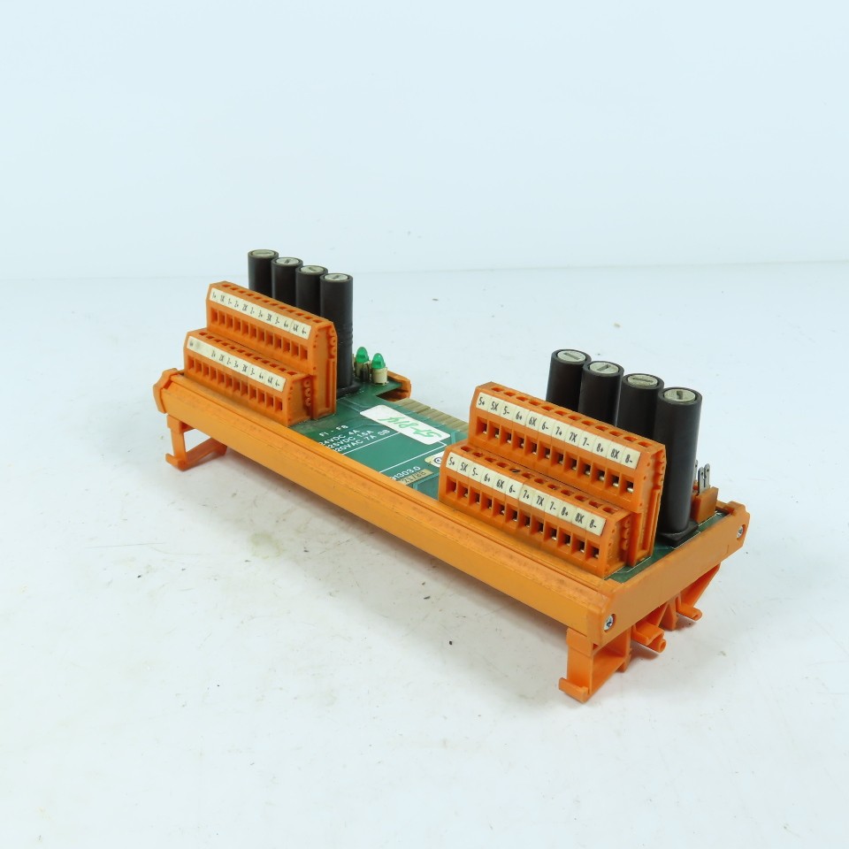 Weidmuller 91303.0 8-Position Fuse Interface Board Module 24VDC/120VAC