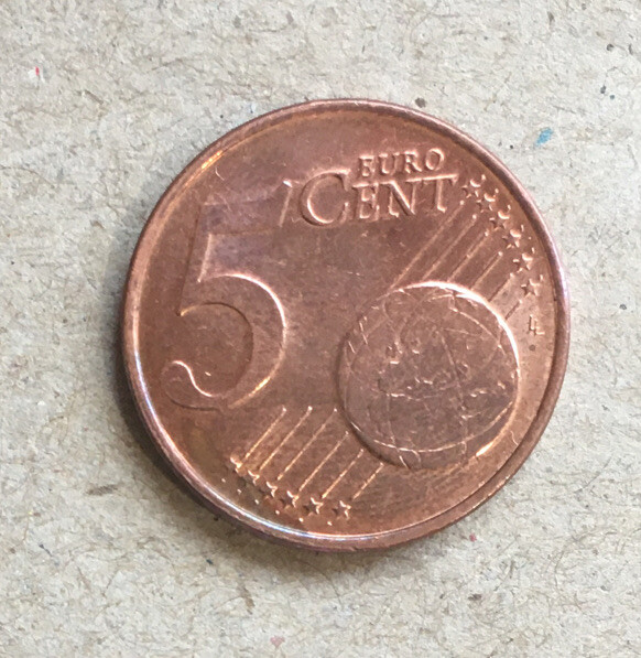 2000 Euro 5 (five) cent coin Netherlands. Nice Condition