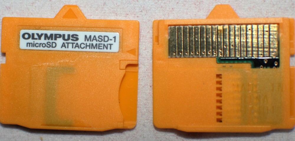 XD Picture Card Adapter+256MB MicroSDHC Memory Card OLYMPUS