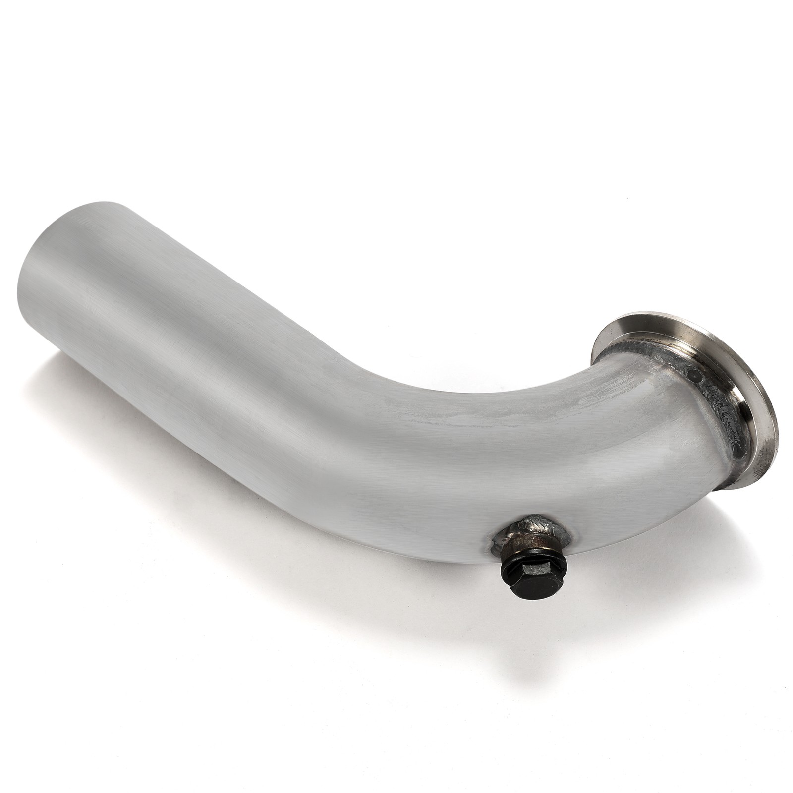 3" V-Band Adapter Down Pipe 90 Degree For Turbo HY35 HE351 409 Stainless Steel