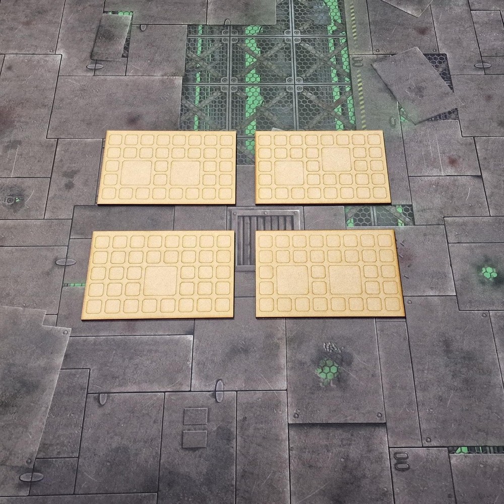 Modular Area Terrain Pack - 11th Edition Compatible - 16 Piece Templates