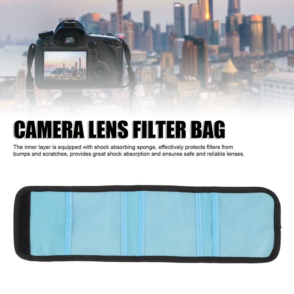 Shockproof Camera Lens Filter Case For 25-86mm Round Filter Excellent/