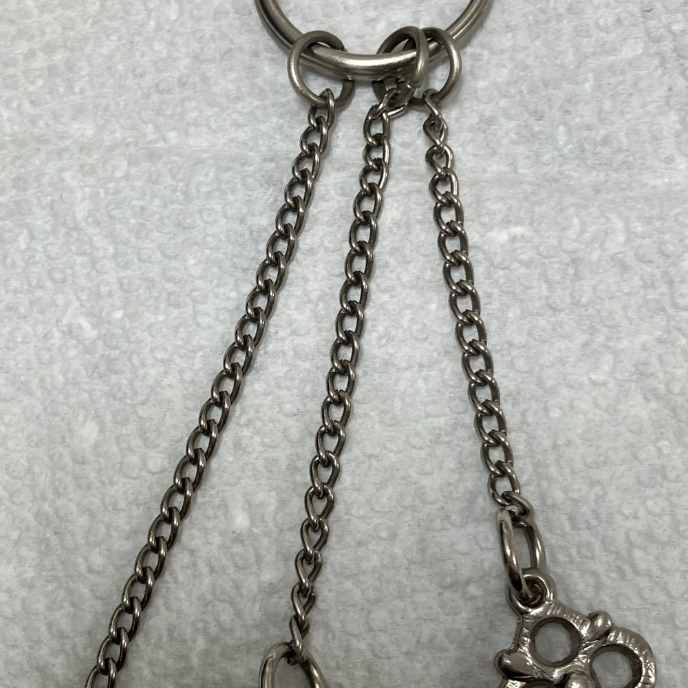 FABULOUS KEYRING WITH 3 ATTACHMENTS