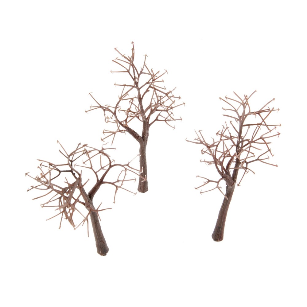 10Pcs Bare Trunk trees Model Train Model Trees Railway Scenery HO OO Scale 120mm