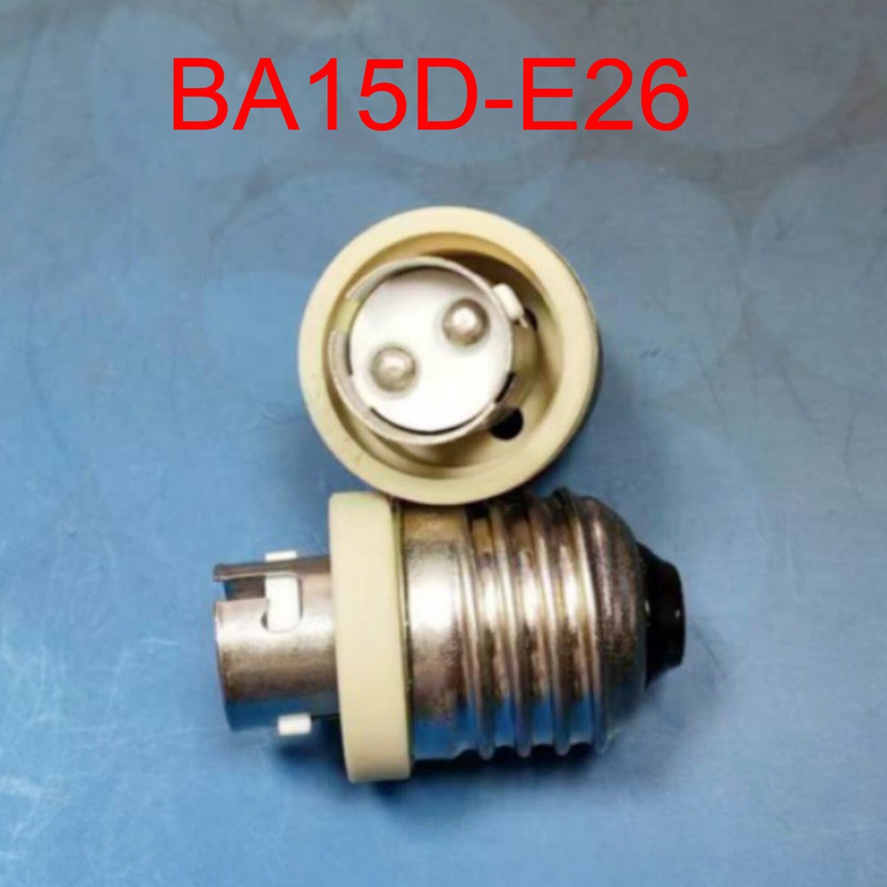 1pc E26 E27 to BA15S BA15D Socket Base LED Light Bulb Lamp Adapter Converter New
