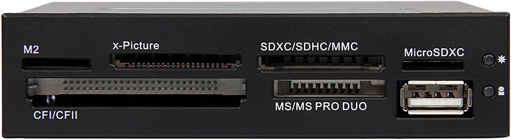 Star Tech.com 3.5in Front Bay 22-in-1 USB 2.0 Internal Memory Card Reader