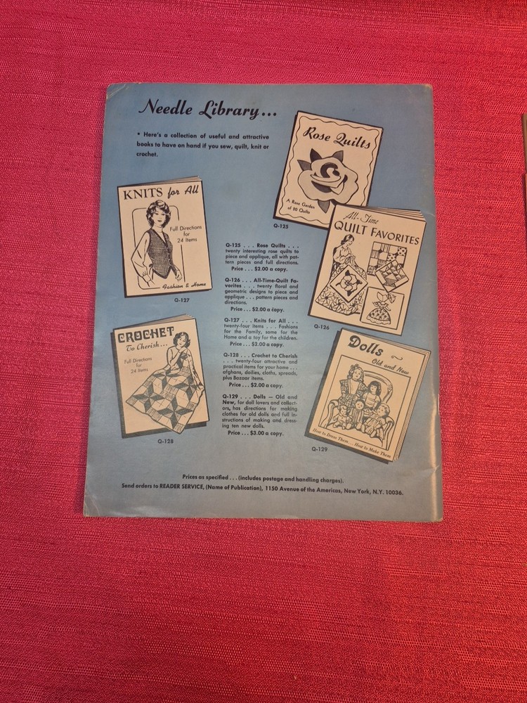 Vintage Needlework Crochet Pattern Booklets 1980 Star Potholders