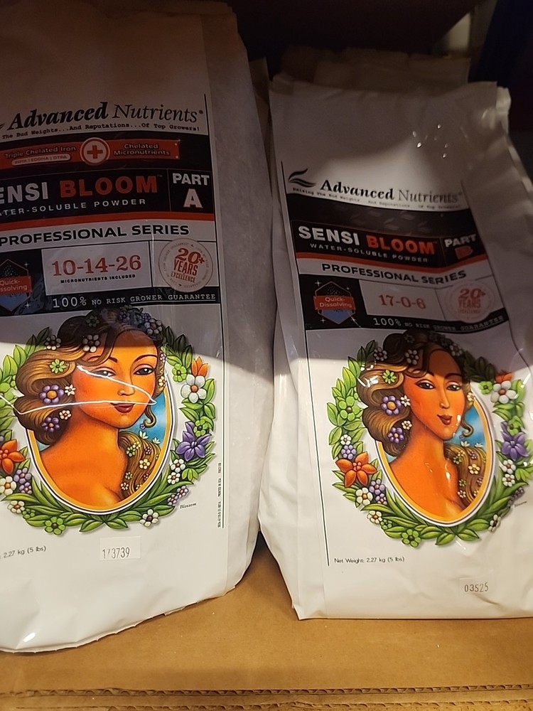 Advanced Nutrients Sensi Pro Wsp Bloom A/B 5LBS EACH