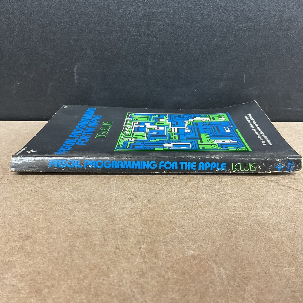 Pascal Programming For The Apple T.G. Lewis Softcover Vintage Computing