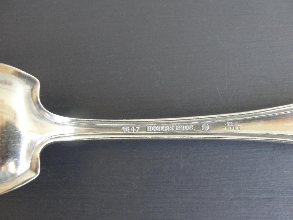 Silverplate Flatware Serving Meat Fork, Pastry, Large Serve Spoon Silver Plate