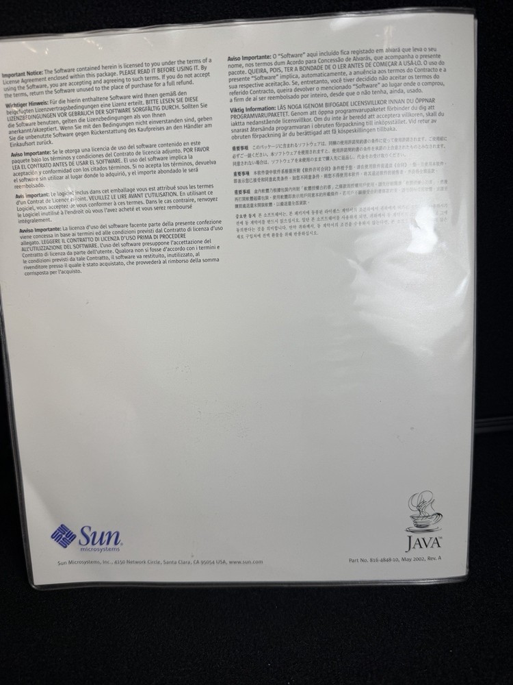 Sun Microsystems Solaris 9 Sparc Platform Edition for Sun Computer Systems