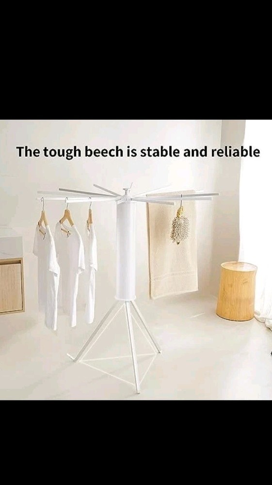 JOOM Tripod Clothes Drying Rack: Portable & Foldable Laundry Solution- No Box