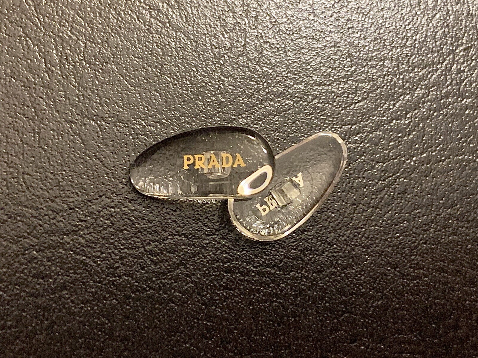 Replacement 15mm Nose Pads for PRADA Eyeglasses/Sunglasses W/ Screws Gold